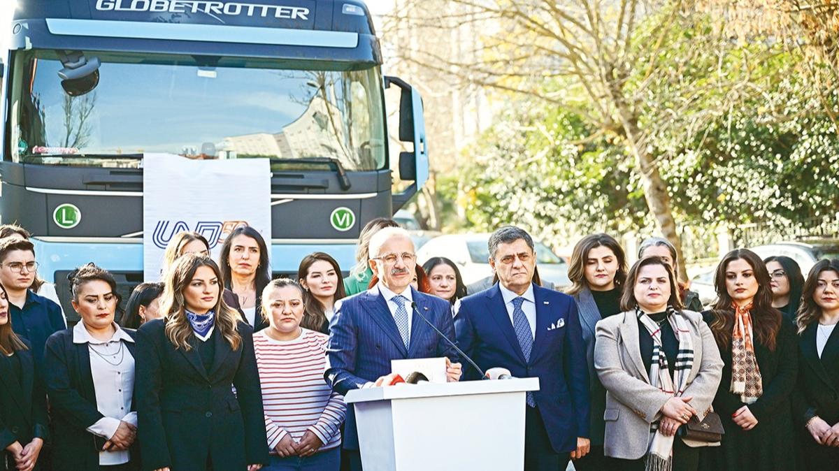 Lojistikte kadn istihdamna destek! Gvenli TIR parklar kuruluyor