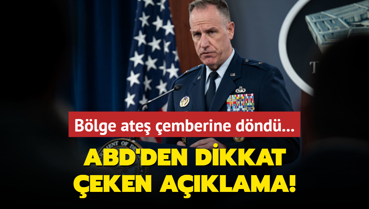 Blge ate emberine dnd... ABD'den dikkat eken aklama!