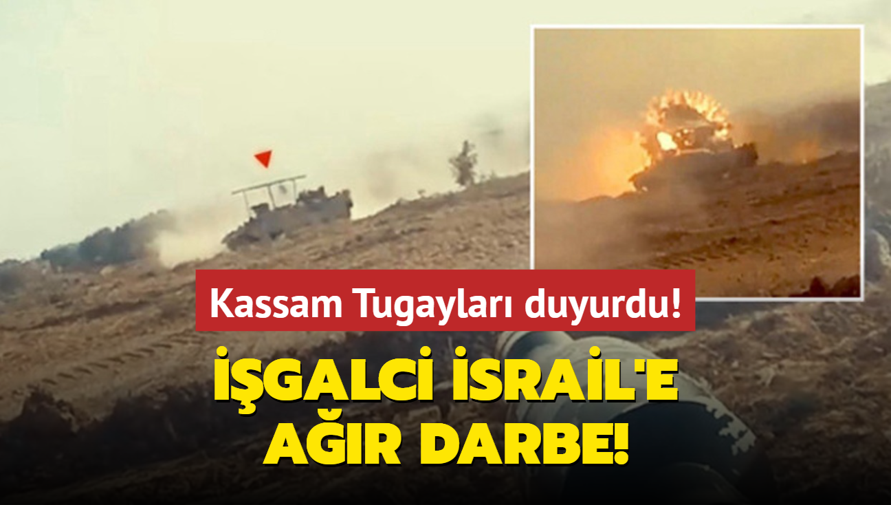 Kassam Tugaylar duyurdu! galci srail'e ar darbe!