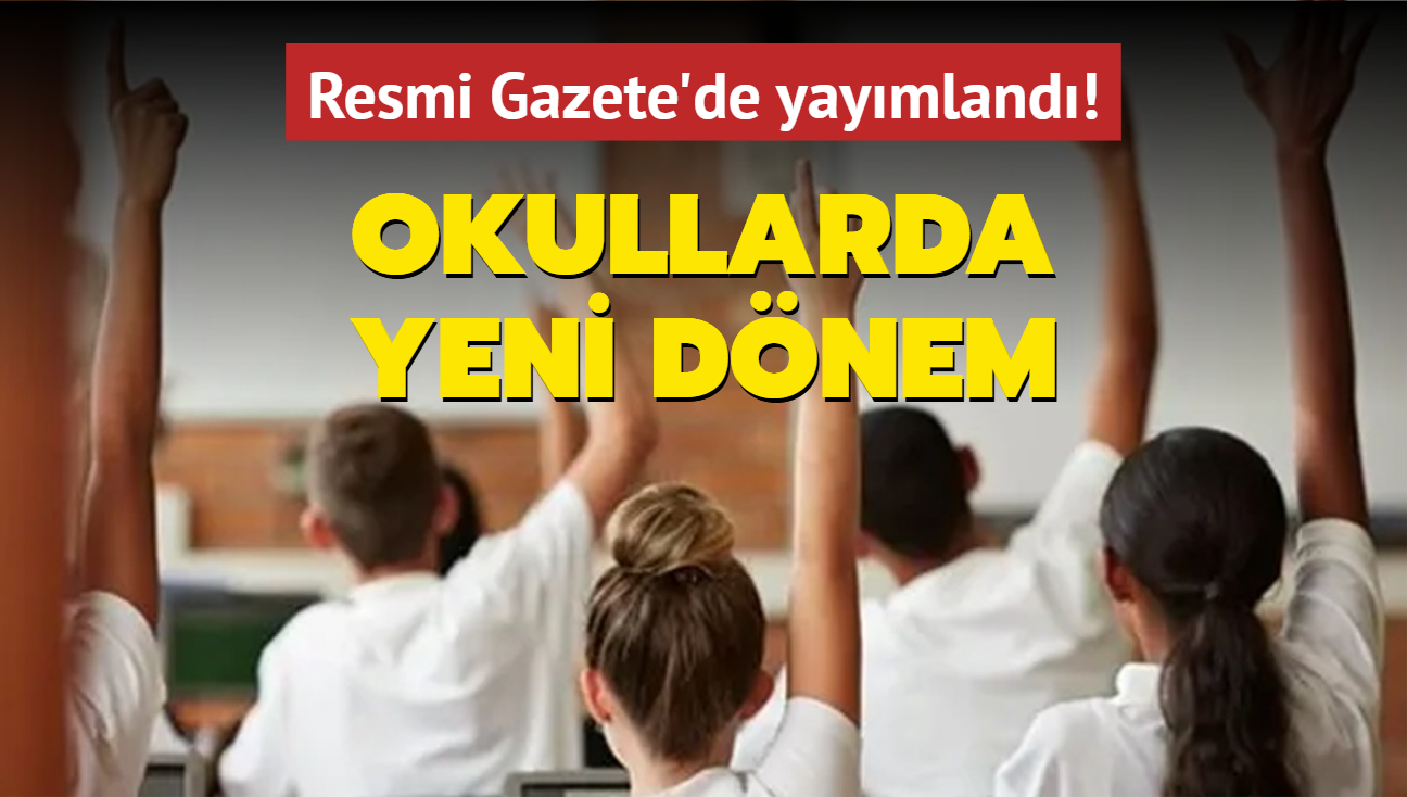 Resmi Gazete'de yaymland! Okul kyafetleri artk bu esaslara gre seilecek!