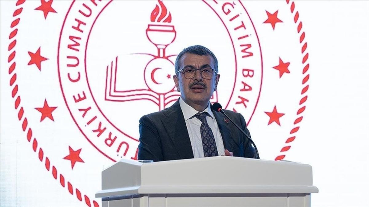 Bakan Tekin: Maarif modelimiz eitimi  medeniyet tasavvuruyla ele almaktadr