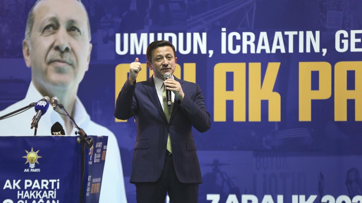 AK Parti Genel Bakan Yardmcs Da: ok kr bizi yoramadlar, yorulmadk, gece gndz altk