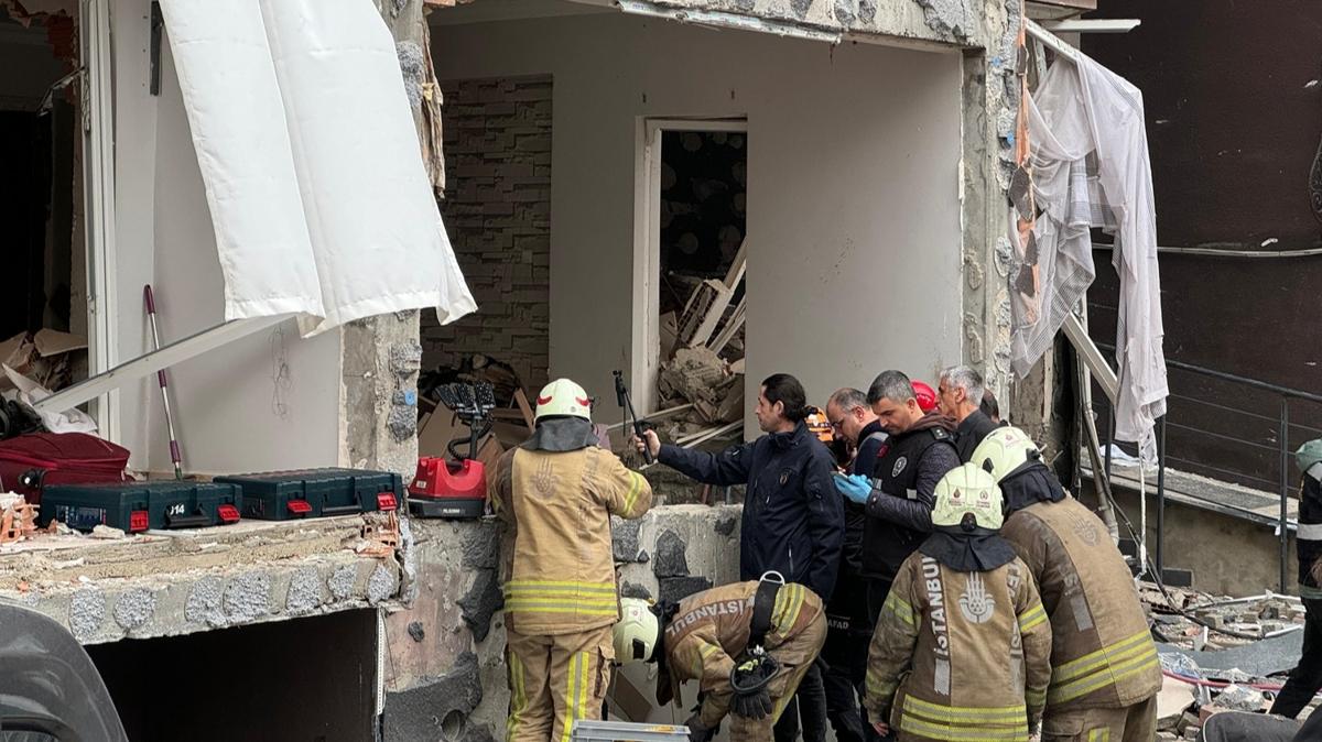 Beylikdz'nde dairede patlama! Bir kii hayatn kaybetti