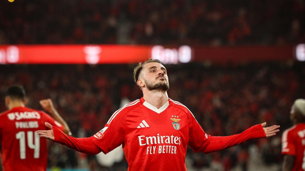 Kerem Aktrkolu, Benfica'ya 3 puan getirdi