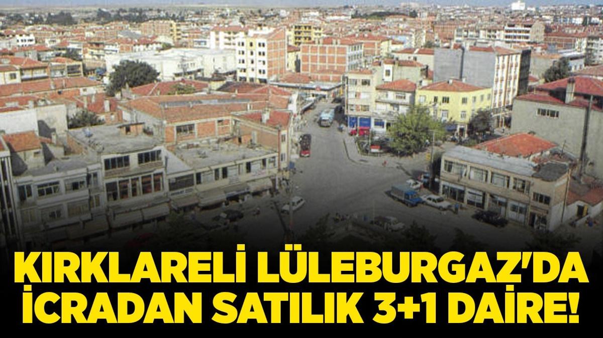 Krklareli Lleburgaz'da icradan satlk 3+1 daire!