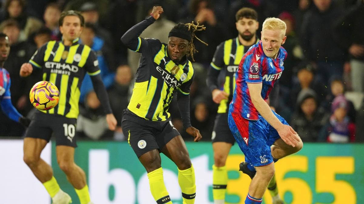 Manchester City, bu kez de Crystal Palace'a takld