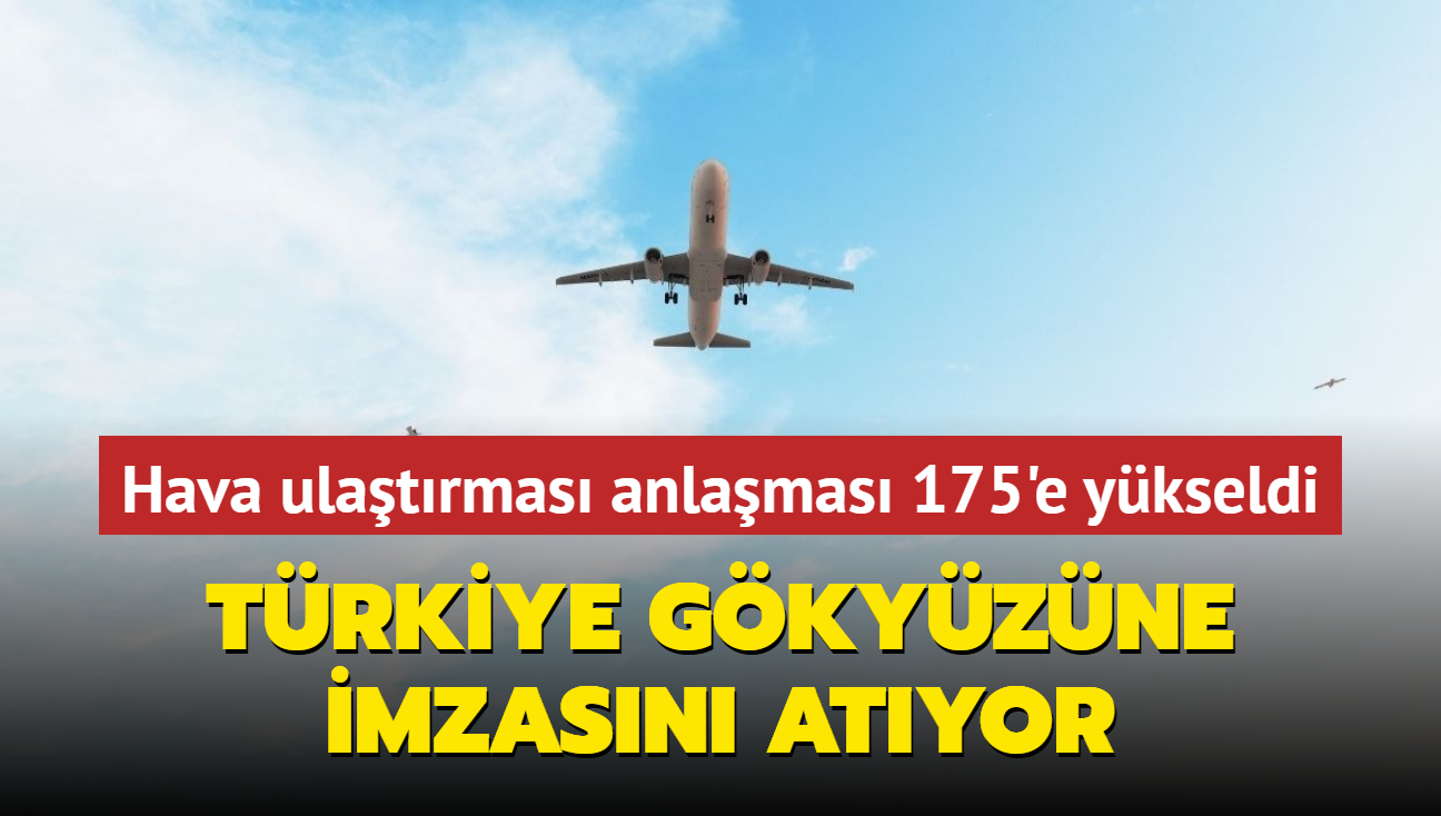 Trkiye gkyzne imzasn atyor... Hava ulatrmas anlamas olan lke says 175'e ulat