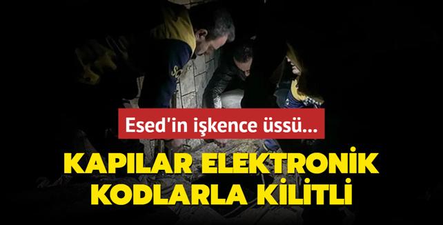 Esed'in ikence ss... Kaplar elektronik kodlarla kilitli