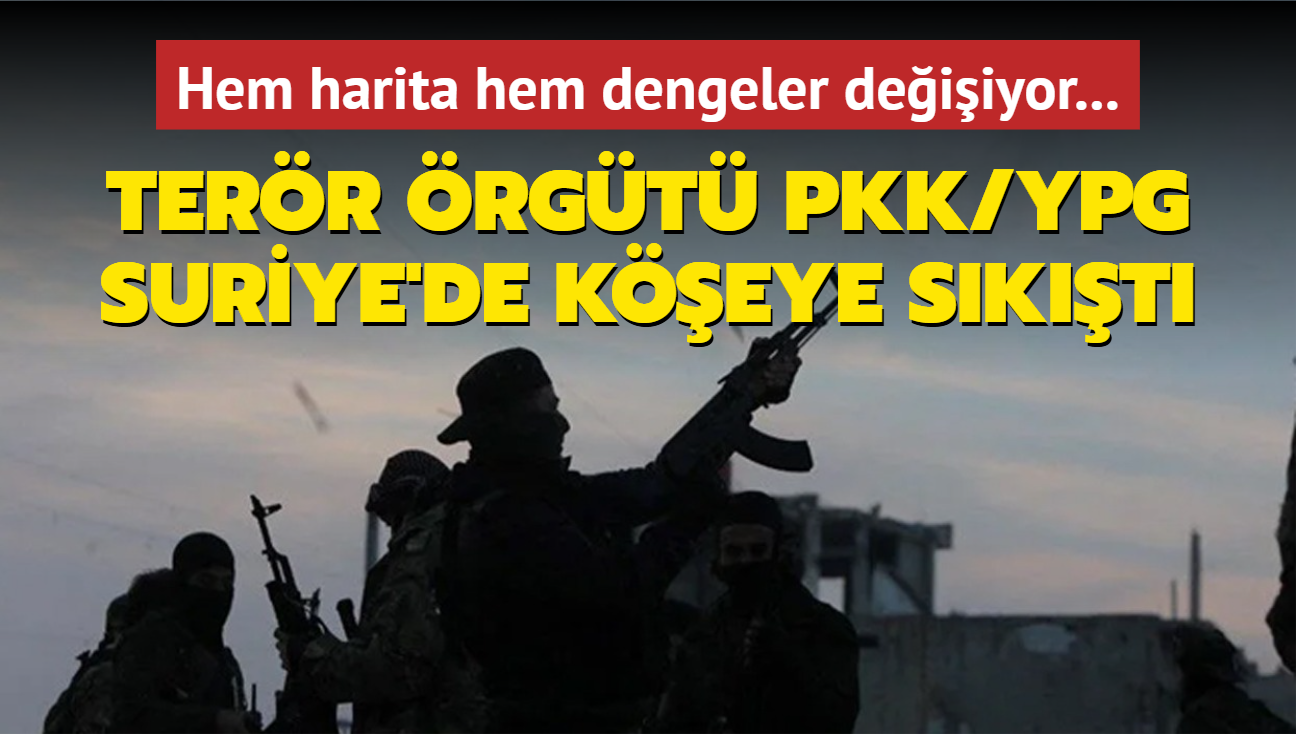 Hem harita hem dengeler deiiyor... Terr rgt PKK/YPG Suriye'de keye skt