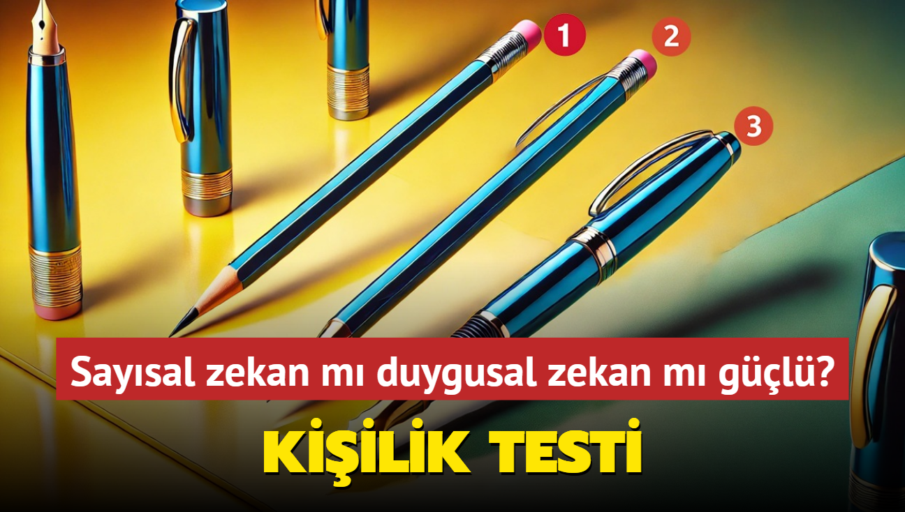 Kiilik testi: Setiin kalem saysal zekan m duygusal zekan m gl sylyor