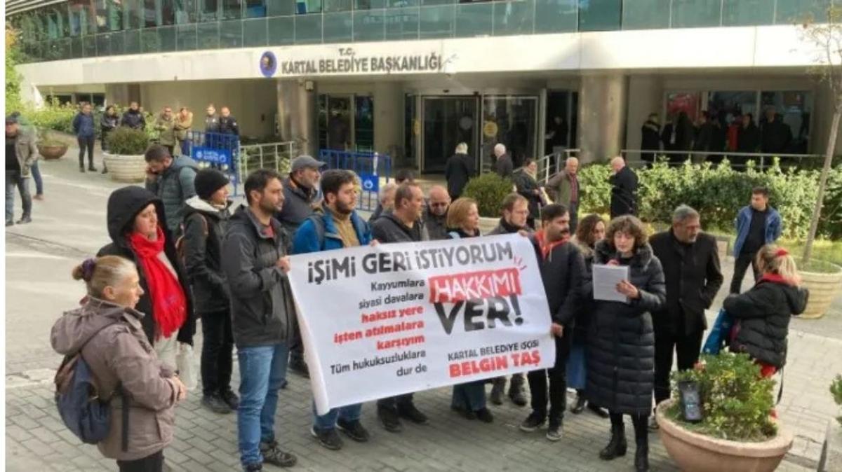 CHP'li belediyenin gereke gstermeden iten kard iiden eylem