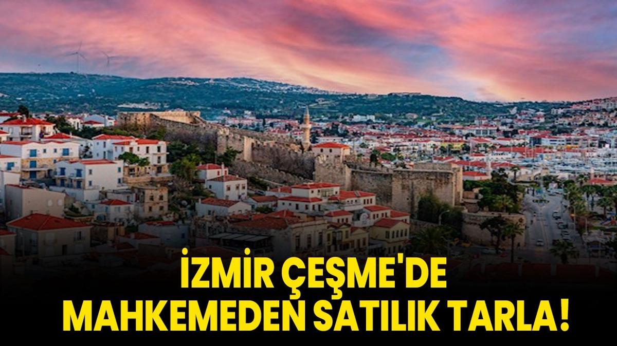 zmir eme'de mahkemeden satlk tarla!