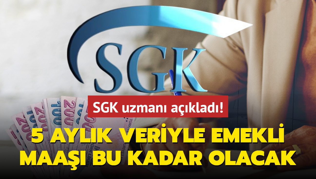 SGK uzman hesaplad! 5 aylk veriyle SSK BAKUR emekli maa bu kadar olacak