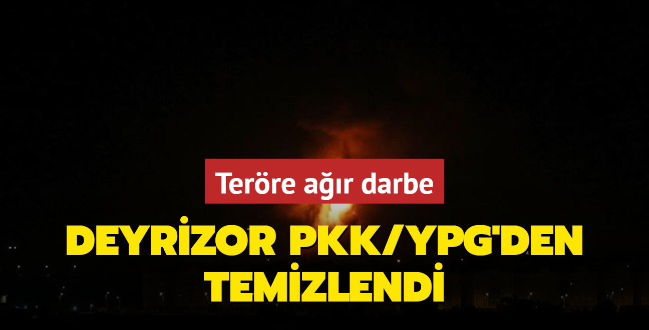 Deyrizor PKK/YPG'den temizlendi! Terre ar darbe