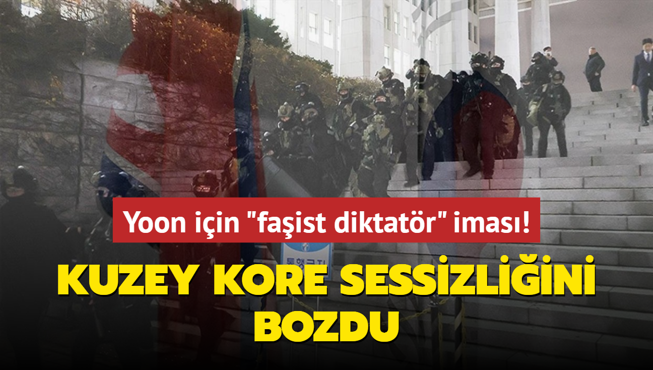 Kuzey Kore sessizliini bozdu... Yoon iin "faist diktatr" imas!