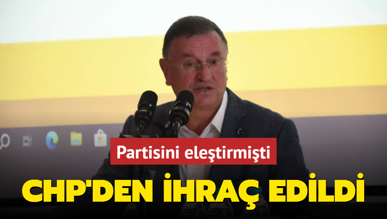 Ltf Sava CHP'den ihra edildi