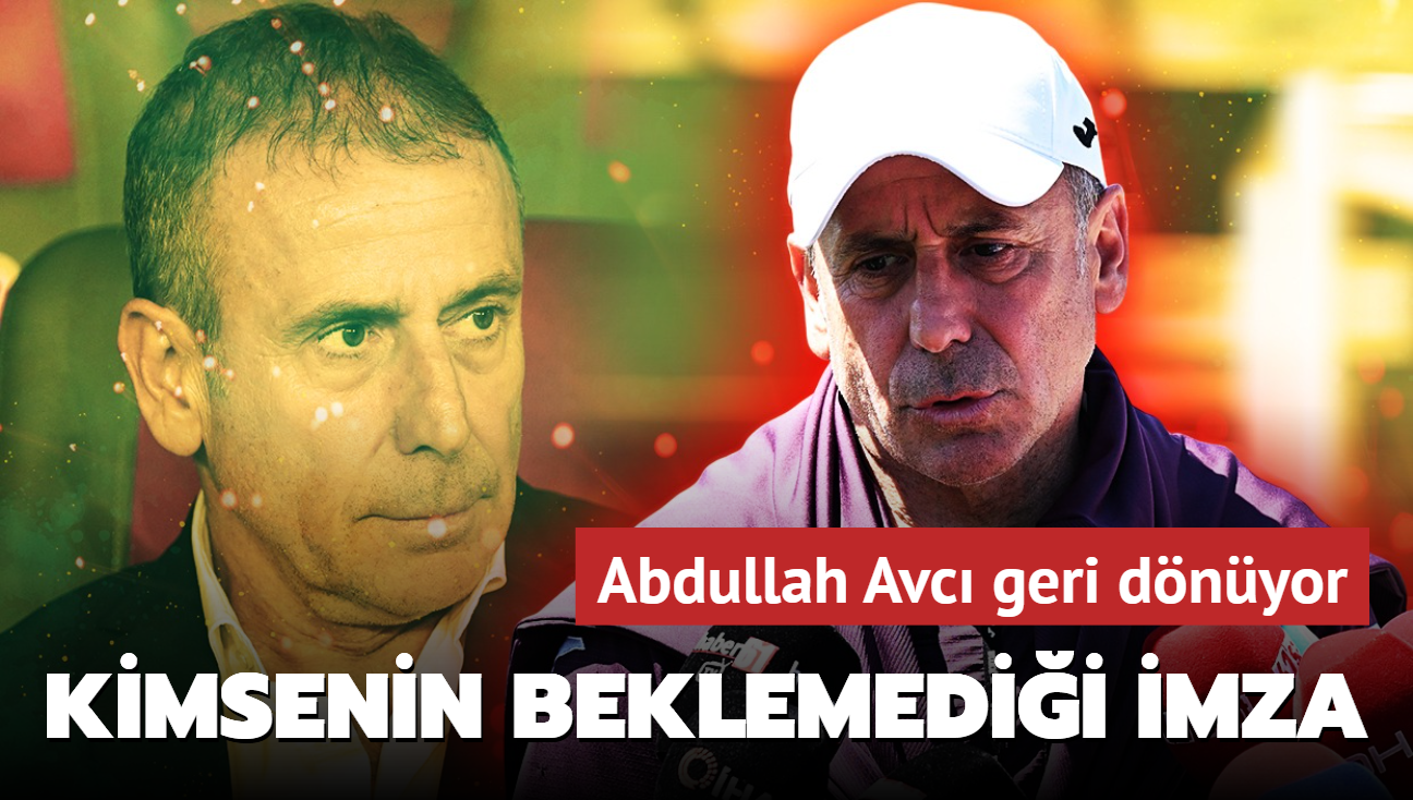 Sezonun imzas! Takmn yeni teknik direktr Abdullah Avc: Hayrl olsun