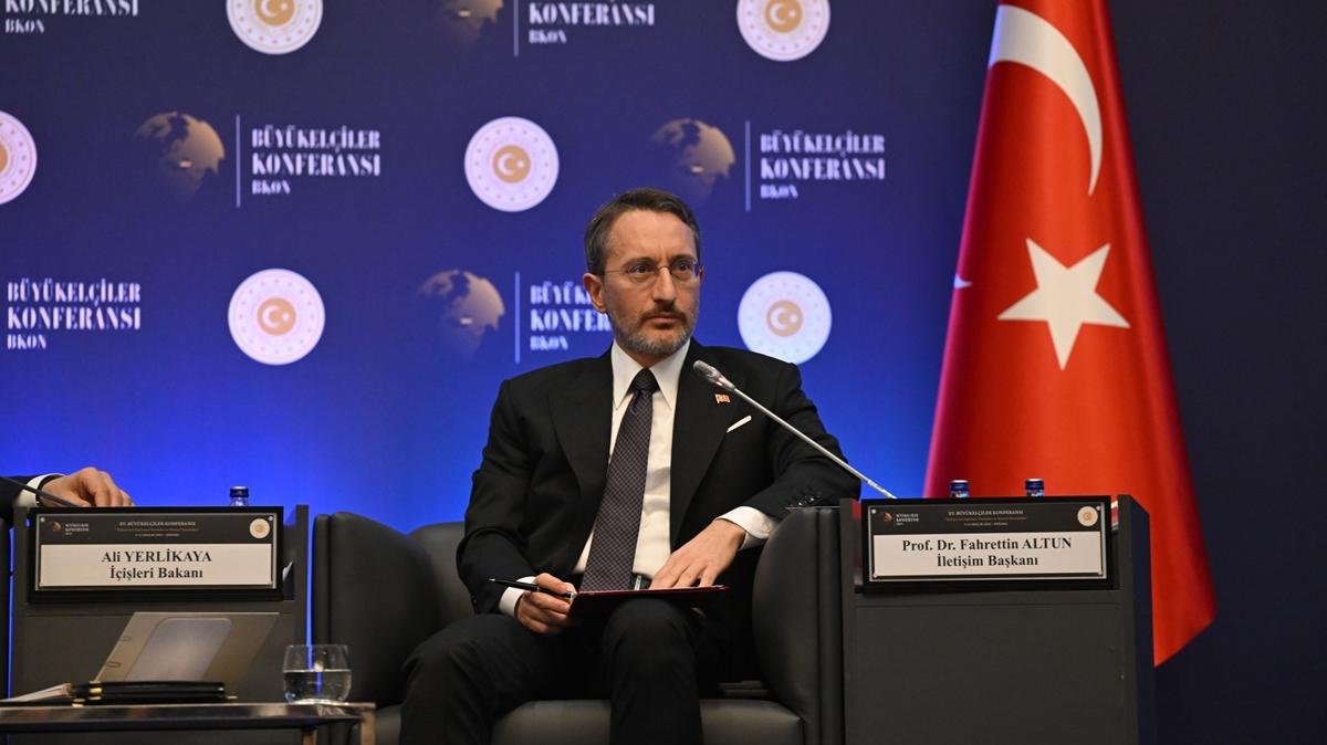 letiim Bakan Altun: Modelimize ok ciddi ibirlii talepleri oldu