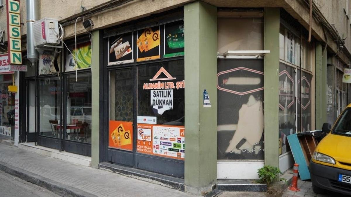 Suriyelilerin dnyle bo kalan dkkanlar yeni kiraclarn bekliyor