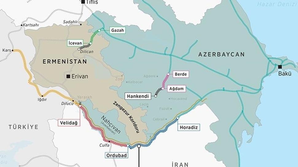 Trkiye'den Uzak Dou adm: Zengezur Koridoru ile balant salanacak