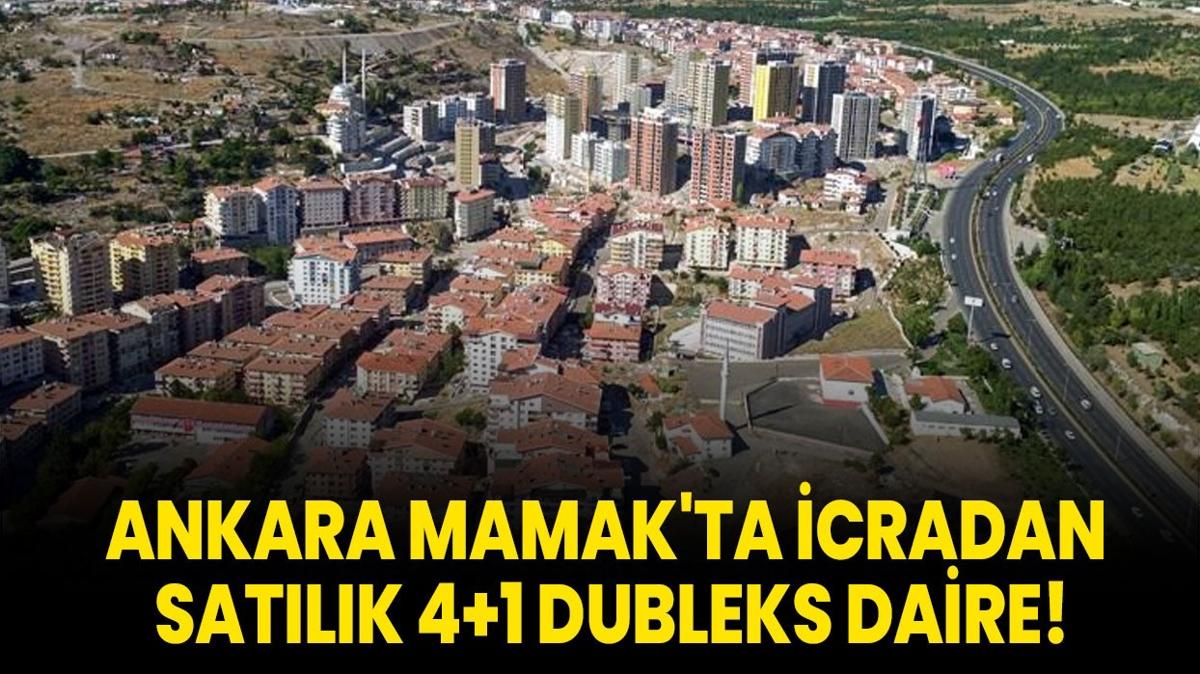 Ankara Mamak'ta icradan satlk 4+1 dubleks daire!