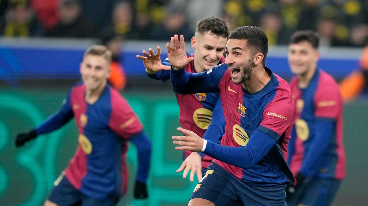 Heyecan dolu mata kazanan Barcelona