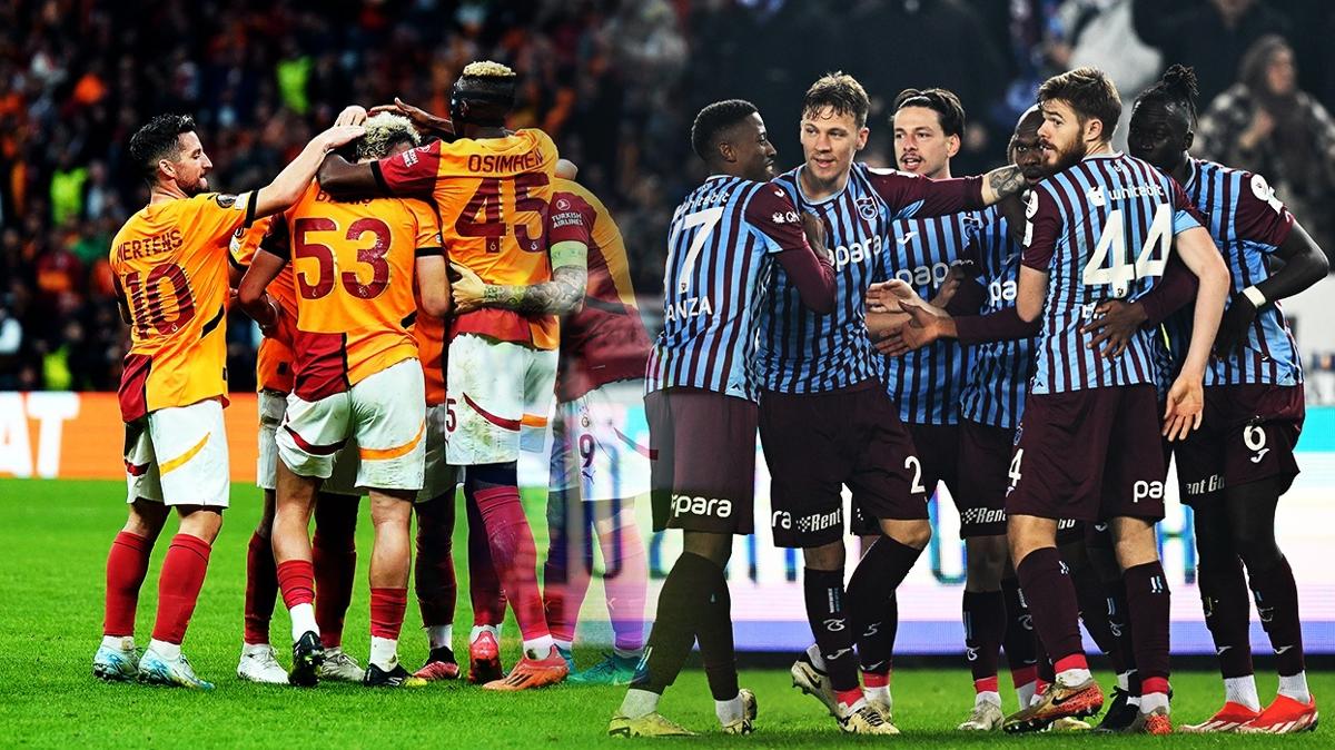 Sper Lig'de haftann ma: Galatasaray-Trabzonspor