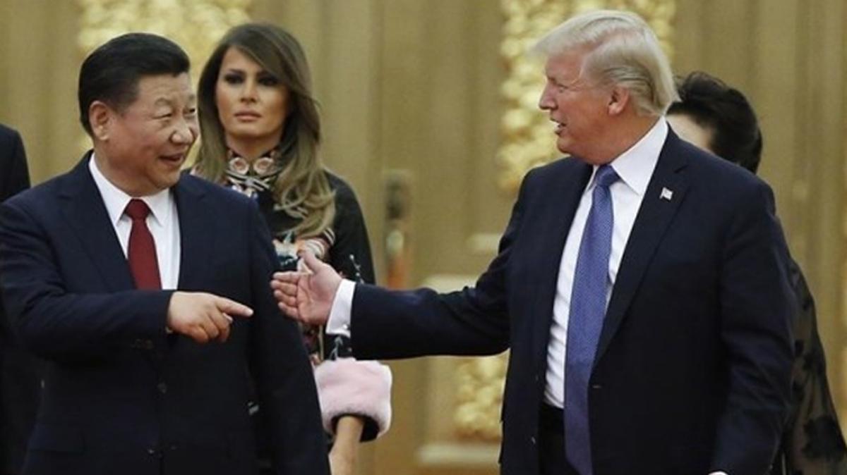 Donald Trump Xi Jinping yemin treni daveti fotoraflar resimleri