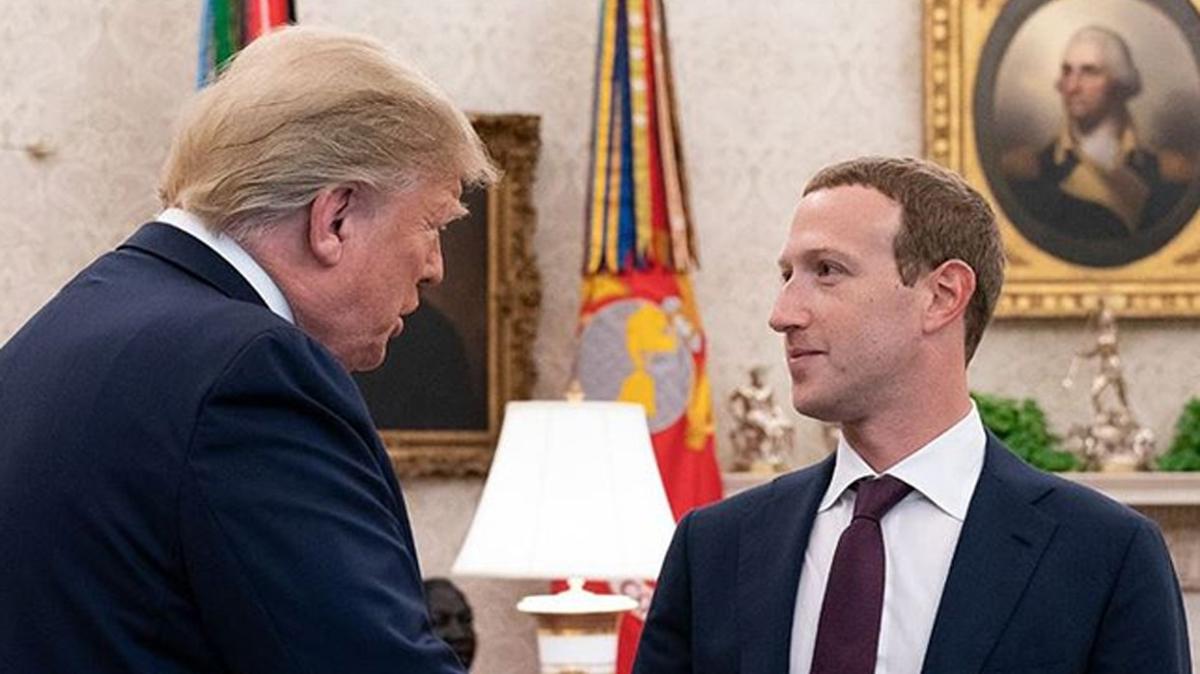 Zuckerberg'den Trump'a byk ba!