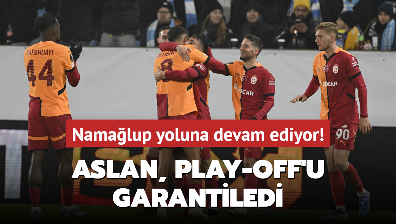 Galatasaray, Avrupa Ligi'nde play-off'u garantiledi