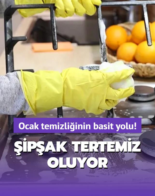 Ocak temizliinin basit yolu! 2 yemek ka ekleyin, ipak tertemiz oluyor