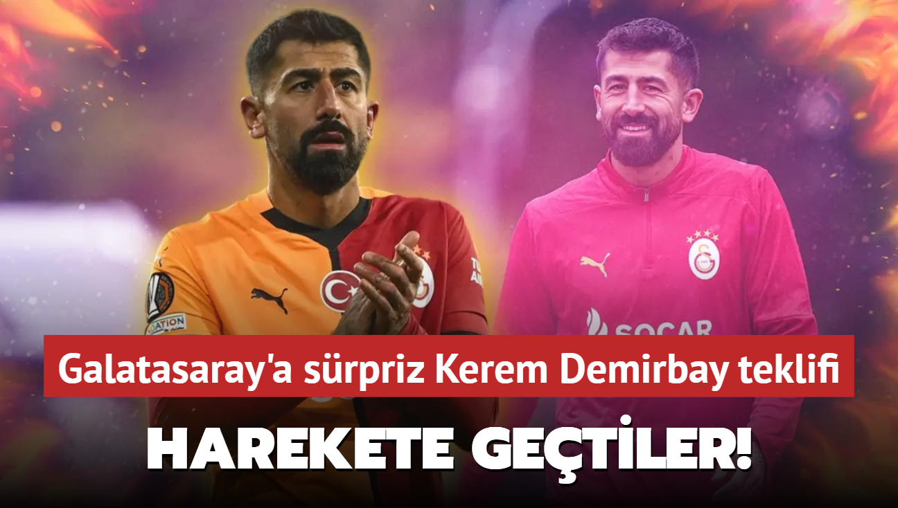 Harekete getiler! Galatasaray'a srpriz Kerem Demirbay teklifi