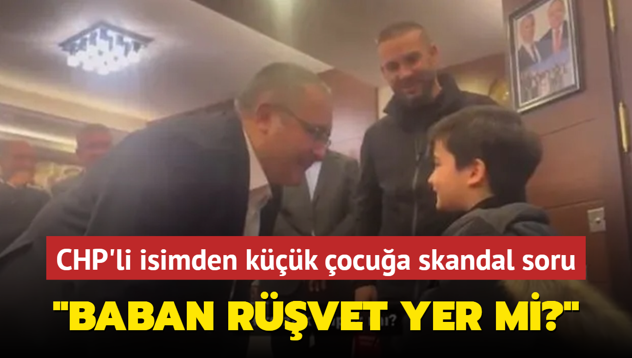 CHP'li isimden kk ocua skandal soru: Baban rvet yer mi"