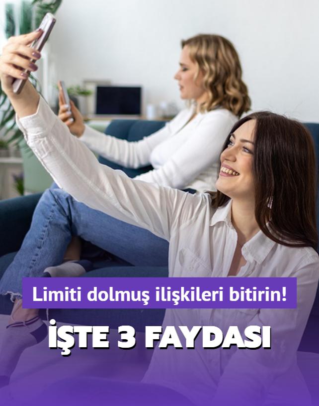 Limiti dolmu ilikileri bitirmenin 3 faydas