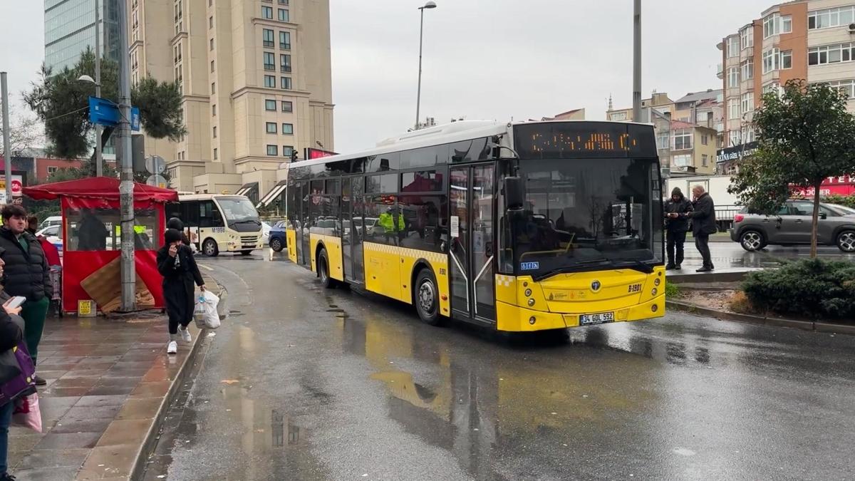 Beikta'ta kan donduran anlar: ETT otobs kadn ezdi