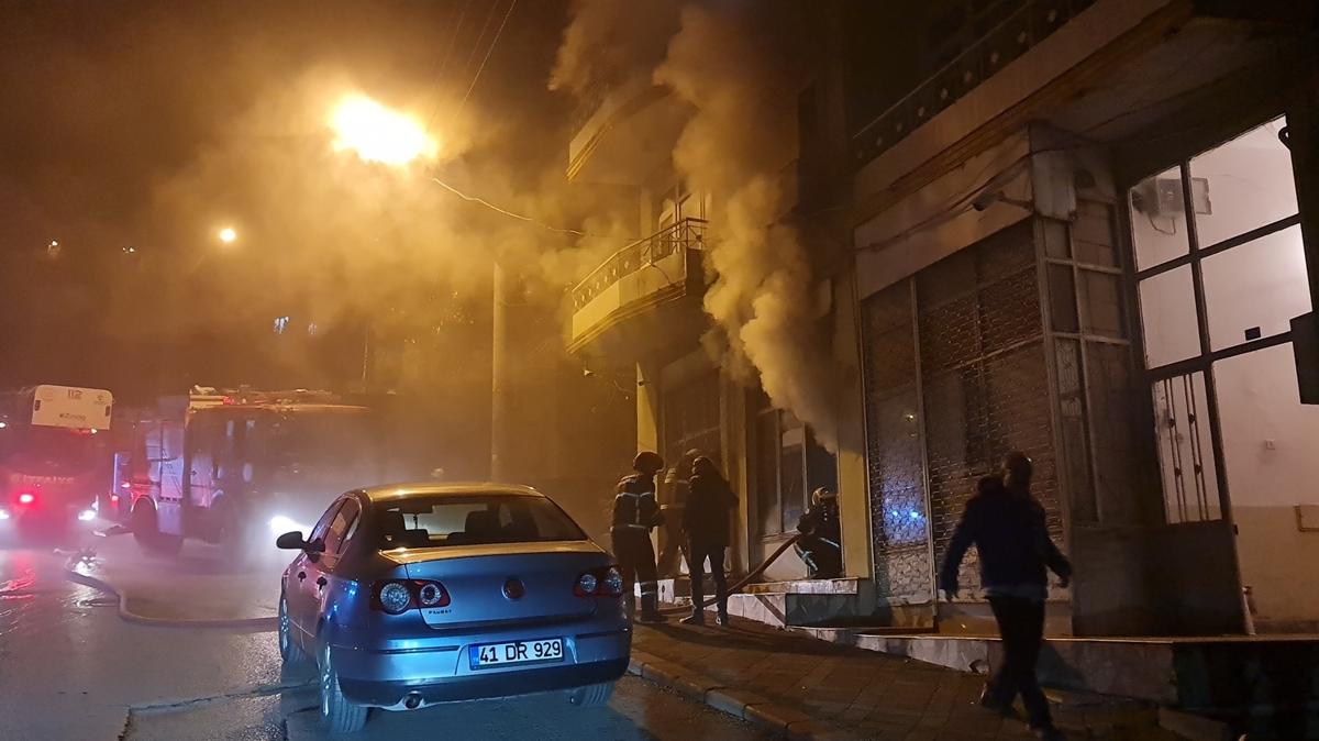 Kocaeli'de i yerinde kan yangn sndrld