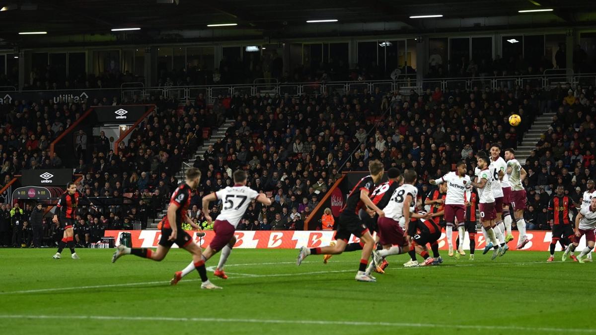 Enes nal, Bournemouth'a puan getirdi