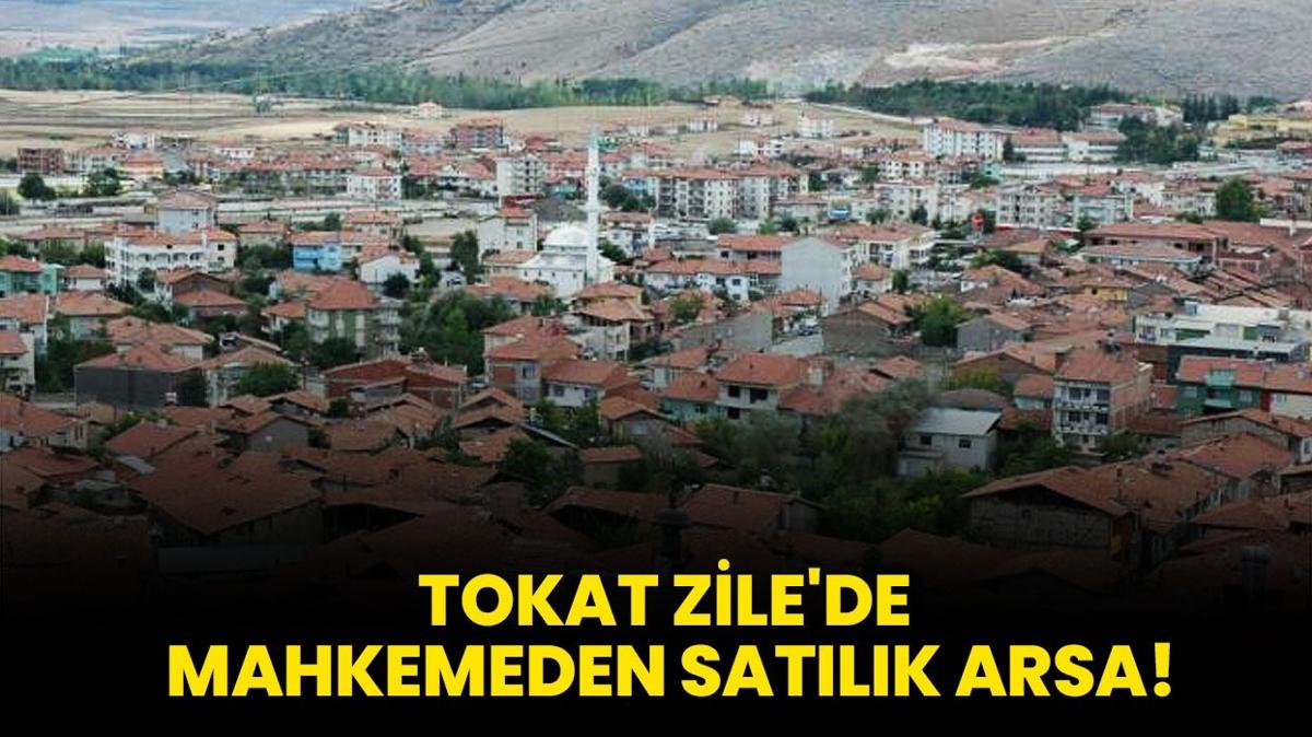 Tokat Zile'de mahkemeden satlk arsa!