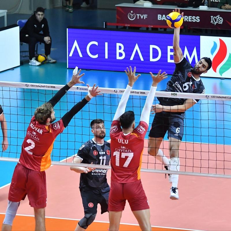 Galatasaray ve Ziraat Bankkart, CEV Kupas'nda kar karya gelecek