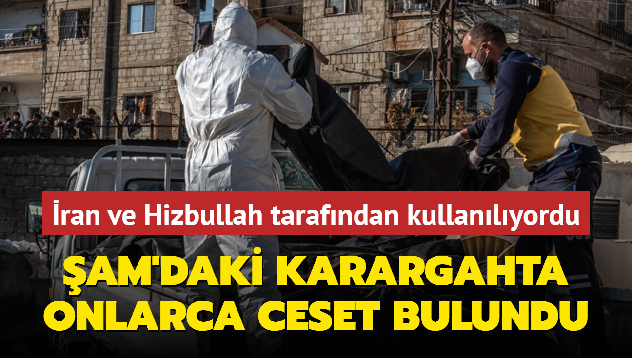 ran ve Hizbullah tarafndan kullanlyordu: am'daki karargahta onlarca ceset bulundu