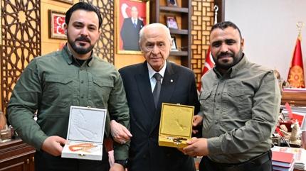 MHP lideri Bah�eli'ye kritik ziyaret