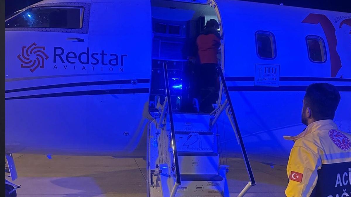 Mardin'de ambulans uak 1 gnlk bebek iin havaland