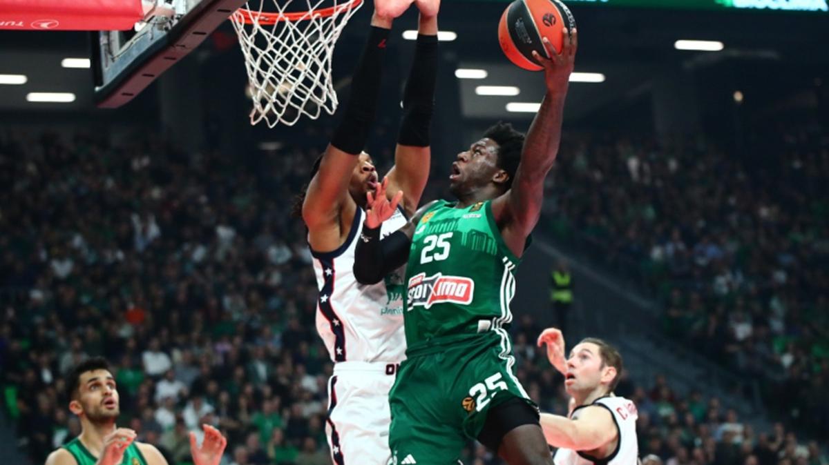 Panathinaikos evinde 29 say farkla kazand