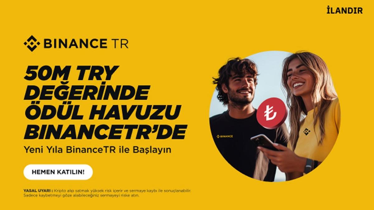 Yeni Yla Binance TR ile Balayn: 50 Milyon TRY Deerinde dl Havuzu Sizi Bekliyor!