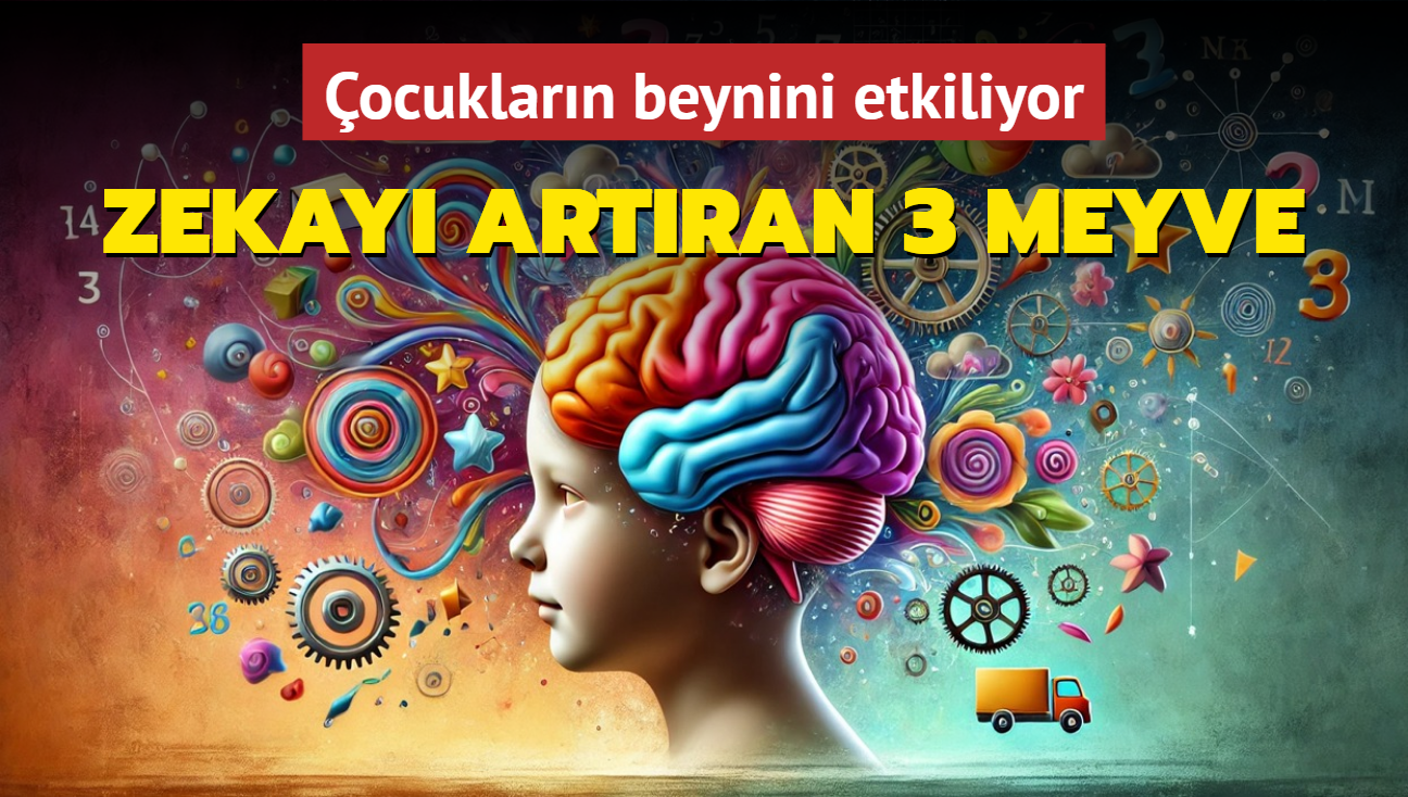 �ocuklar�n zekas�n� art�ran 3 meyve