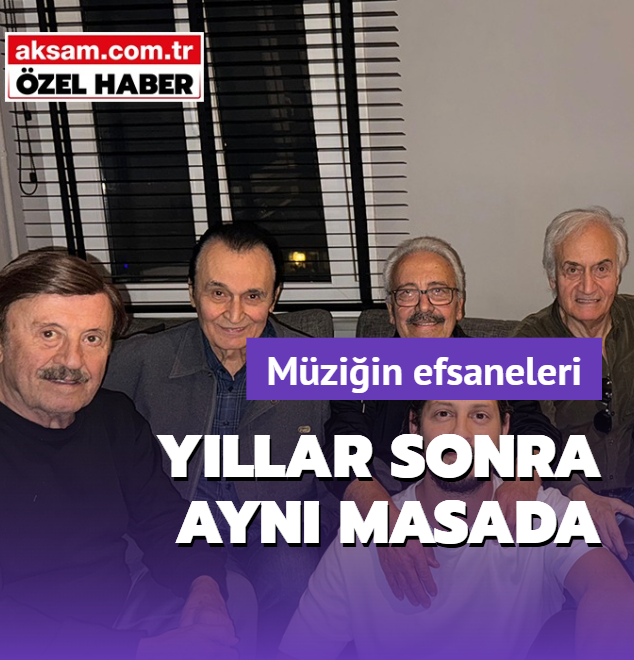 Efsane isimler y�llar sonra ayn� masada