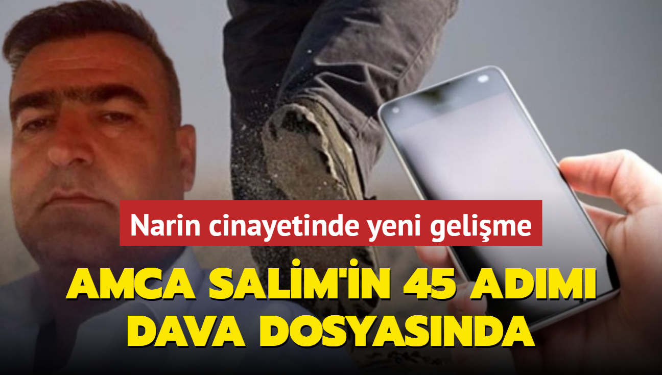 Narin cinayetinde yeni gelime! Amca Salim'in 45 adm dava dosyasnda