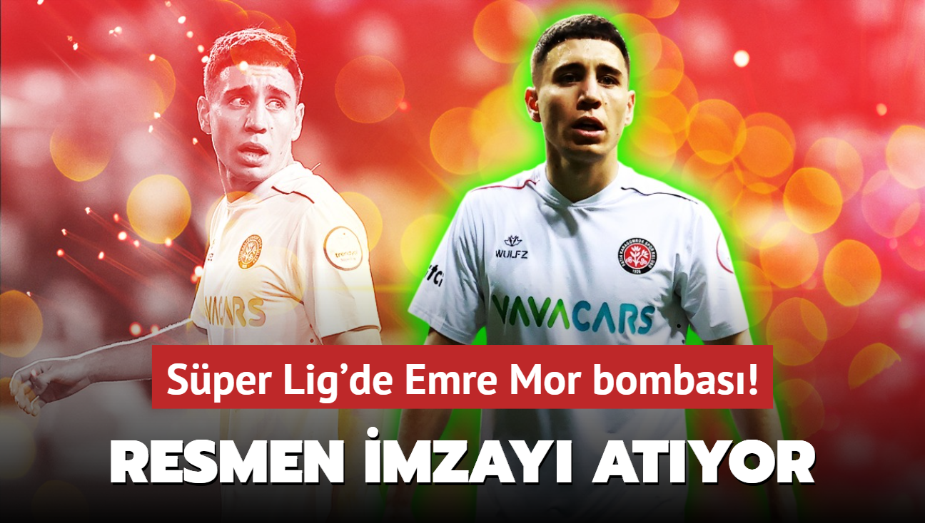 Sper Lig'de Emre Mor bombas! Resmen imzay atyor: Yeni takm belli oldu