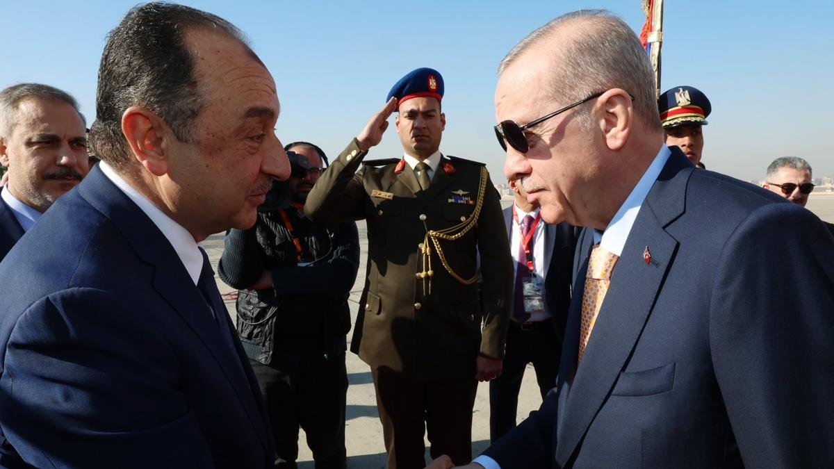 Bakan Erdoan, Msr'a gitti