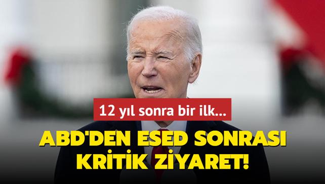 12 yl sonra bir ilk... ABD'den Esed sonras kritik ziyaret!